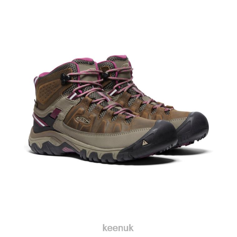 Footwear KEEN Targhee III Waterproof Mid Weiss/Boysenberry Women Z2D88569