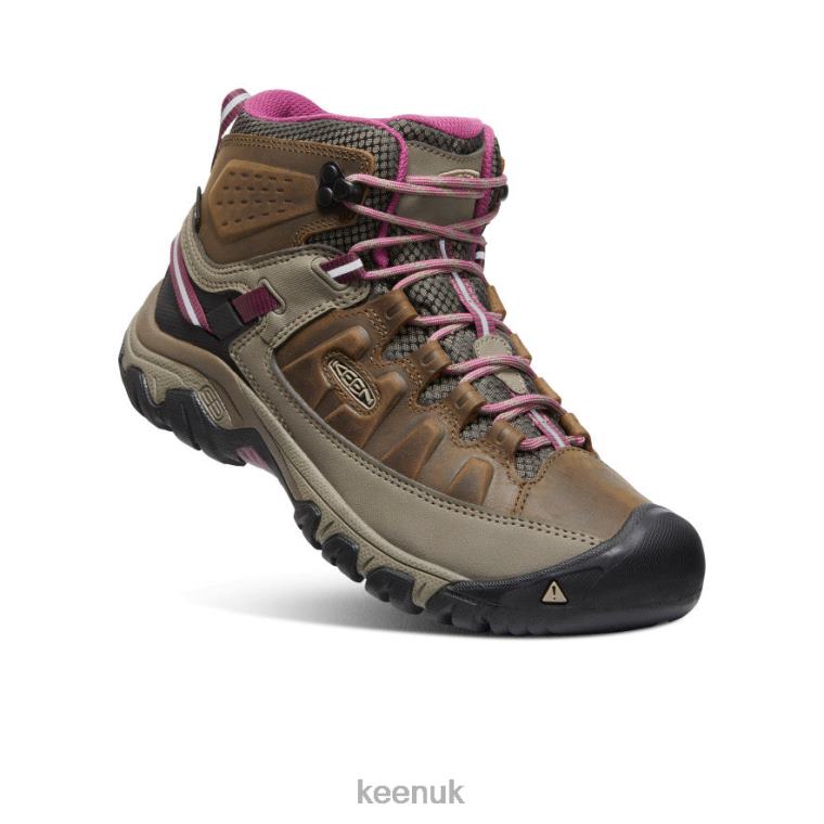 Footwear KEEN Targhee III Waterproof Mid Weiss/Boysenberry Women Z2D88569