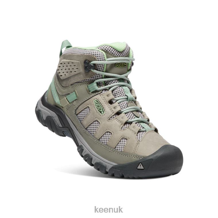 Footwear KEEN Targhee Vent Mid Fumo/Quiet Green Women Z2D88586