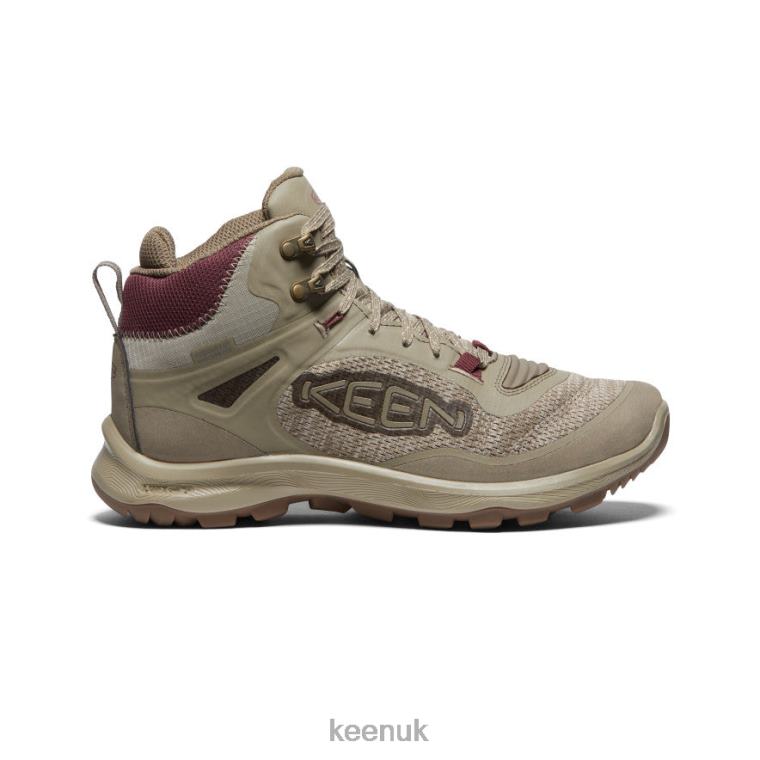 Footwear KEEN Terradora Flex Waterproof Boot Plaza Taupe/Windsor Wine Women Z2D88583