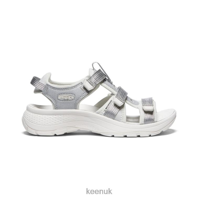 Footwear KEEN Astoria West Open-Toe Silver/Star White Women Z2D88536