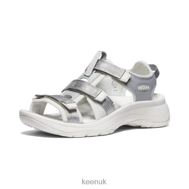 Footwear KEEN Astoria West Open-Toe Silver/Star White Women Z2D88536