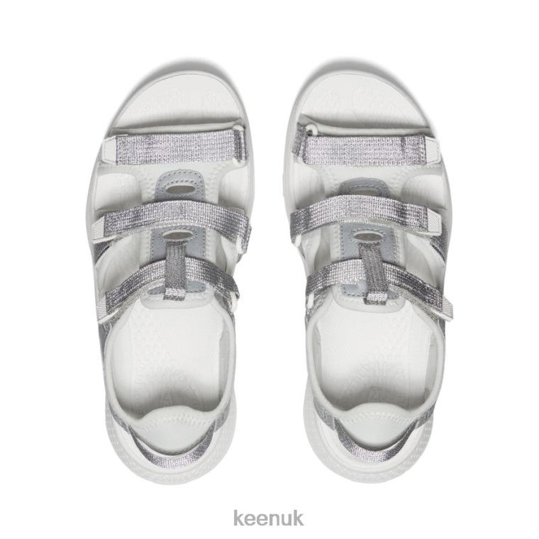 Footwear KEEN Astoria West Open-Toe Silver/Star White Women Z2D88536