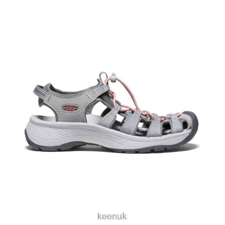 Footwear KEEN Astoria West Sandal Grey/Coral Women Z2D88549
