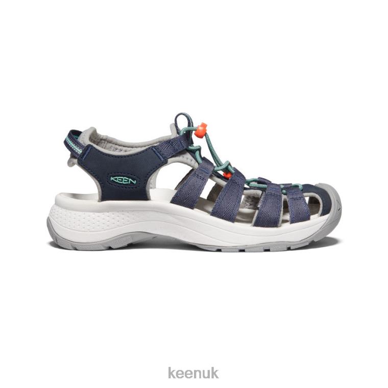 Footwear KEEN Astoria West Sandal Navy/Beveled Glass Women Z2D88548