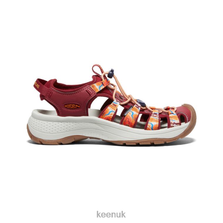 Footwear KEEN Astoria West x Outdoor Afro Orange Wave/Red Women Z2D88554