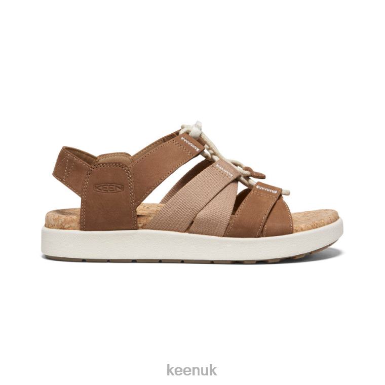 Footwear KEEN Elle Mixed Strap Sandal Toasted Coconut/Birch Women Z2D88427