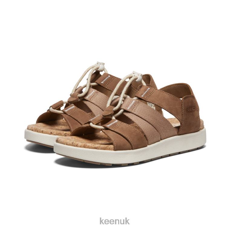 Footwear KEEN Elle Mixed Strap Sandal Toasted Coconut/Birch Women Z2D88427