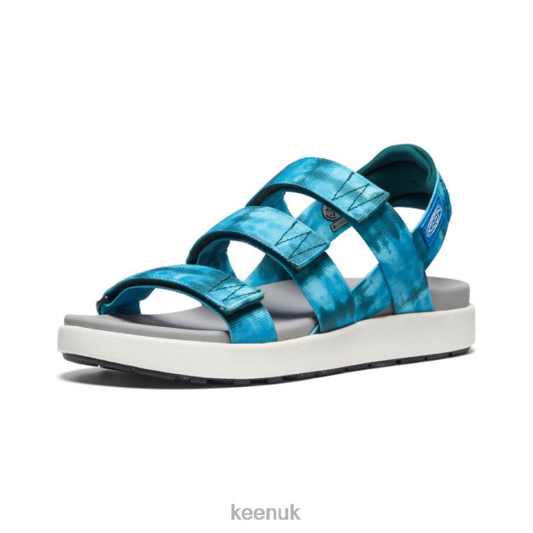 Footwear KEEN Elle Strappy Seamoss Tie Dye/Star White Women Z2D88473