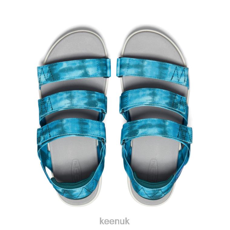 Footwear KEEN Elle Strappy Seamoss Tie Dye/Star White Women Z2D88473
