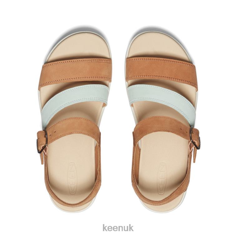 Footwear KEEN Ellecity Backstrap Natural Leather/Clearly Aqua Women Z2D88447