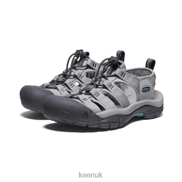 Footwear KEEN Newport H2 Grey/Smoke Blue Women Z2D88405