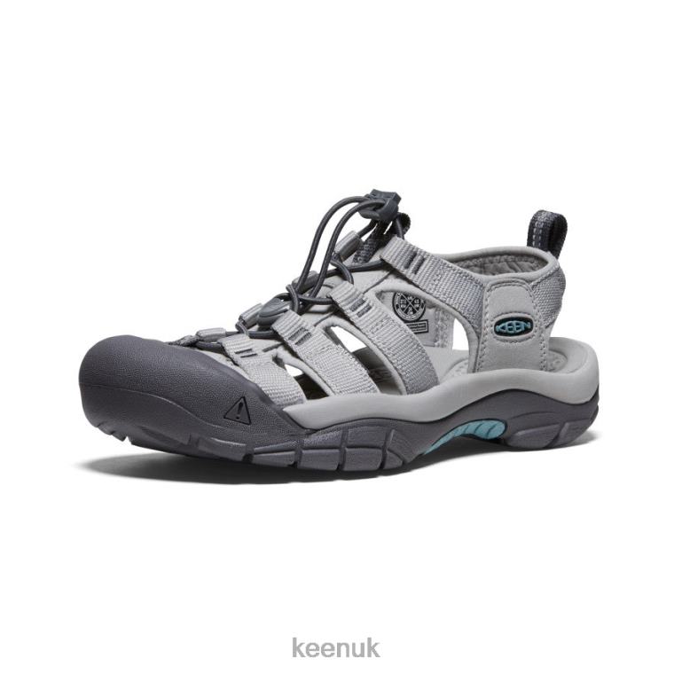 Footwear KEEN Newport H2 Grey/Smoke Blue Women Z2D88405