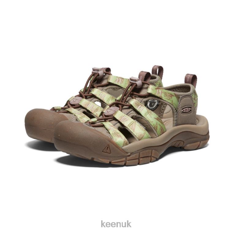 Footwear KEEN Newport Retro x Smokey Bear Smokey Bear/Tarragon Women Z2D88499