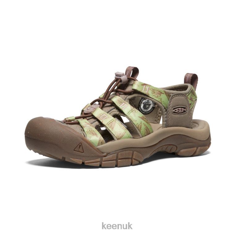 Footwear KEEN Newport Retro x Smokey Bear Smokey Bear/Tarragon Women Z2D88499