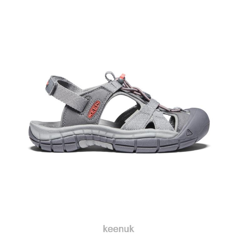 Footwear KEEN Ravine H2 Sandal Steel Grey/Coral Women Z2D88651