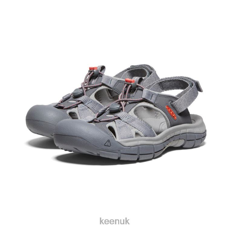 Footwear KEEN Ravine H2 Sandal Steel Grey/Coral Women Z2D88651