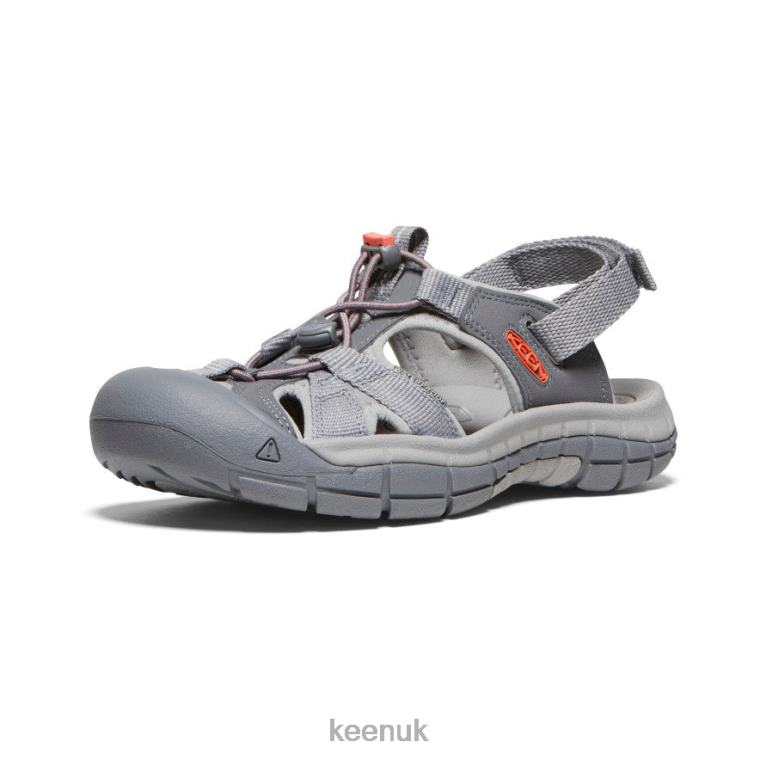 Footwear KEEN Ravine H2 Sandal Steel Grey/Coral Women Z2D88651
