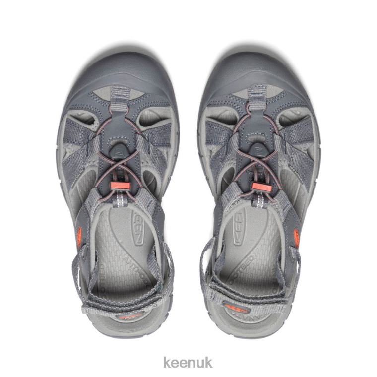 Footwear KEEN Ravine H2 Sandal Steel Grey/Coral Women Z2D88651