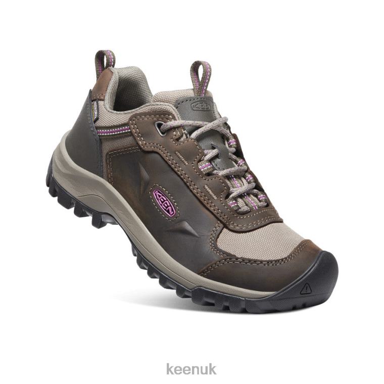 Footwear KEEN Basin Ridge Waterproof Shoe Canteen/Wood Violet Women Z2D88690
