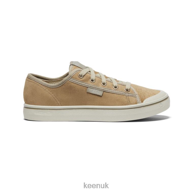 Footwear KEEN Elsa Harvest Leather Sneaker Beige/Silver Birch Women Z2D88627