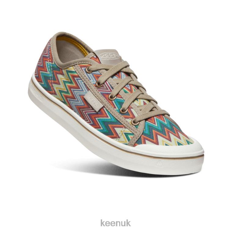 Footwear KEEN Elsa V Sneaker Chevron/Star White Women Z2D88502