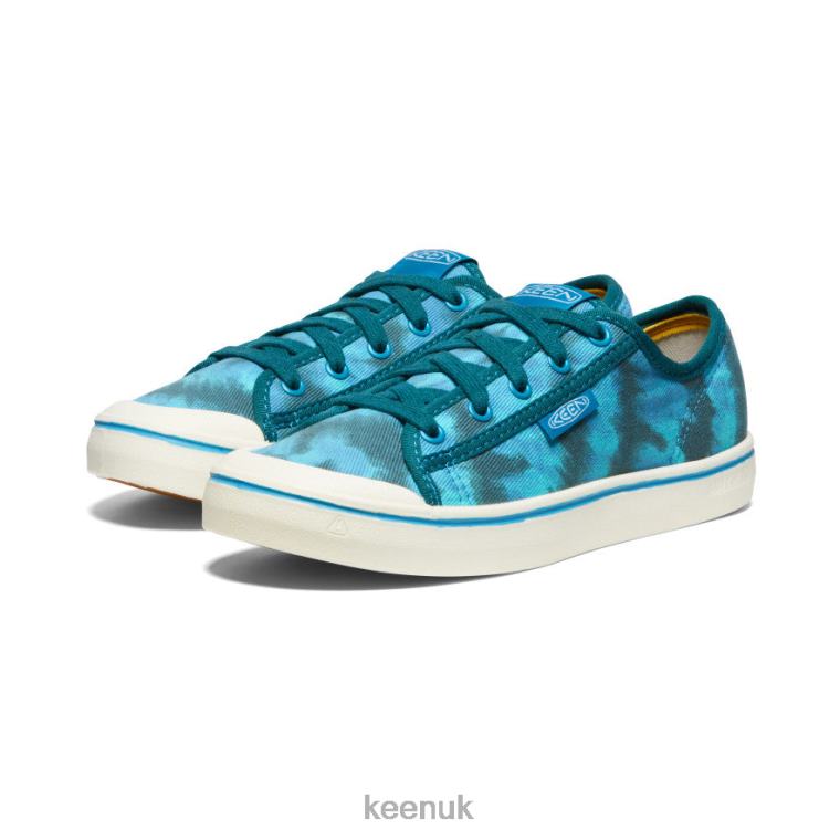 Footwear KEEN Elsa V Sneaker Sea Moss Tie Dye/Star White Women Z2D88501