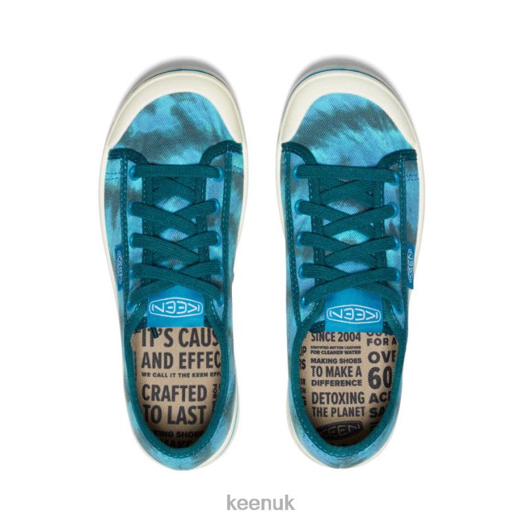 Footwear KEEN Elsa V Sneaker Sea Moss Tie Dye/Star White Women Z2D88501