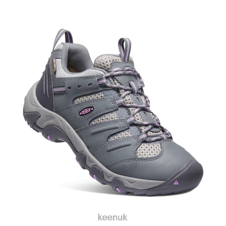 Footwear KEEN Koven Waterproof Shoe Steel Grey/African Violet Women Z2D88665