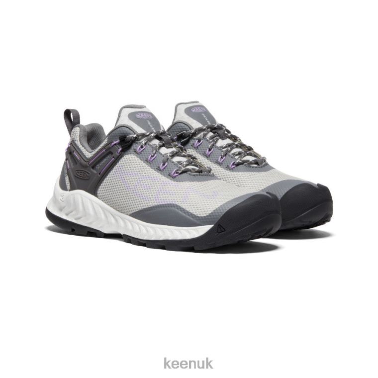Footwear KEEN NXIS EVO Waterproof Shoe Steel Grey/English Lavender Women Z2D88475