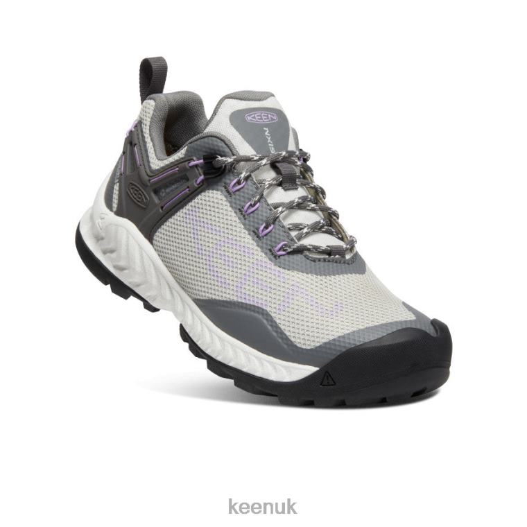 Footwear KEEN NXIS EVO Waterproof Shoe Steel Grey/English Lavender Women Z2D88475