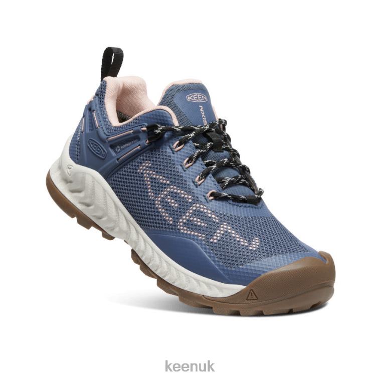 Footwear KEEN NXIS EVO Waterproof Shoe Vintage Indigo/Peachy Women Z2D88476