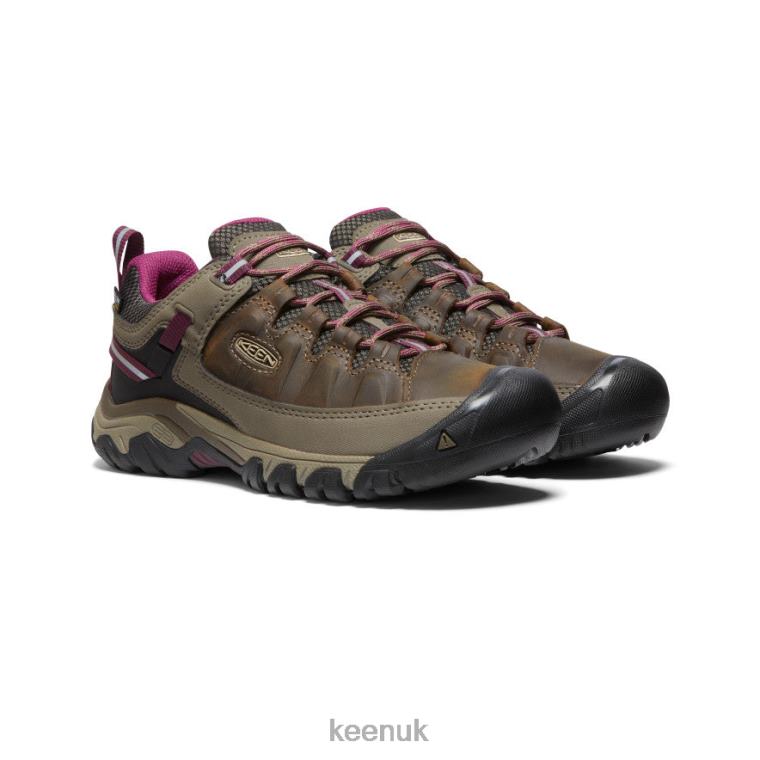 Footwear KEEN Targhee III Waterproof Weiss/Boysenberry Women Z2D88605