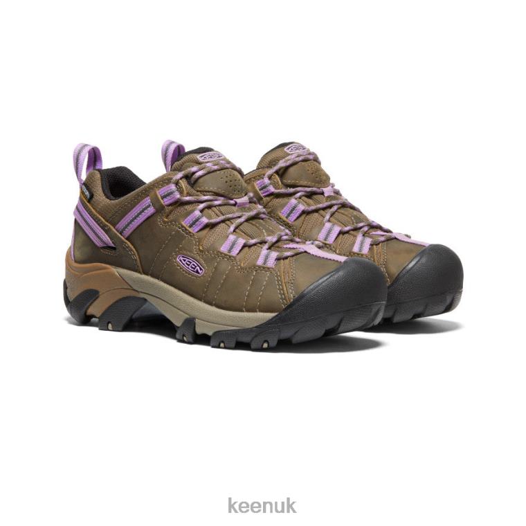 Footwear KEEN Targhee II Waterproof Timberwolf/English Lavender Women Z2D88542