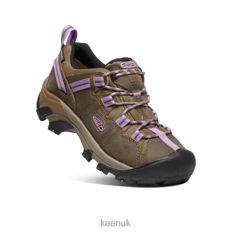 Footwear KEEN Targhee II Waterproof Timberwolf/English Lavender Women Z2D88542