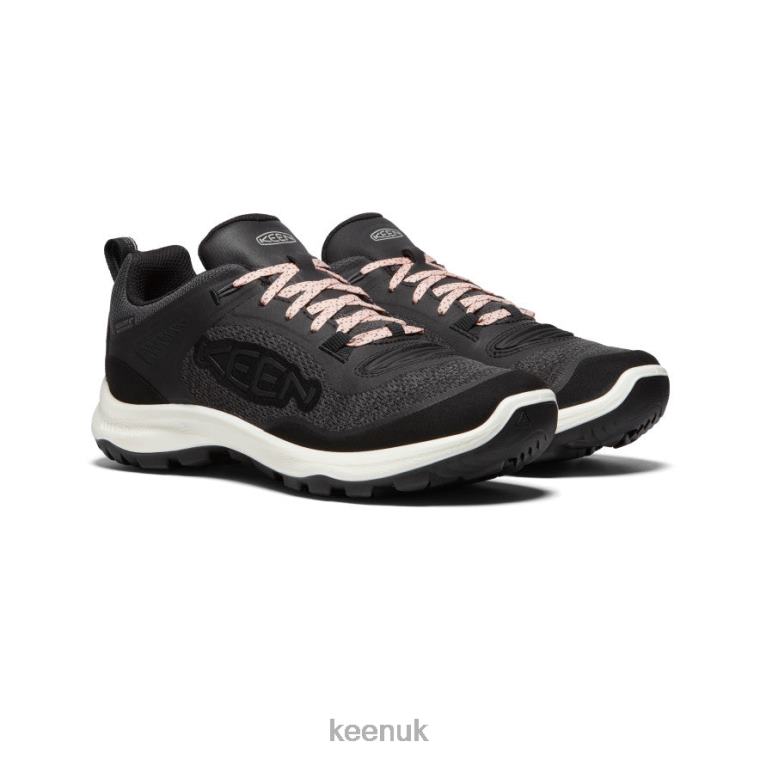 Footwear KEEN Terradora Flex Waterproof Shoe Black/Peachy Women Z2D88602