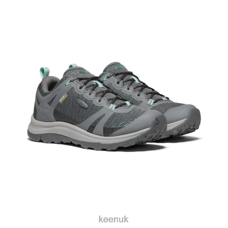 Footwear KEEN Terradora II Waterproof Shoe Steel Grey/Ocean Wave Women Z2D88592
