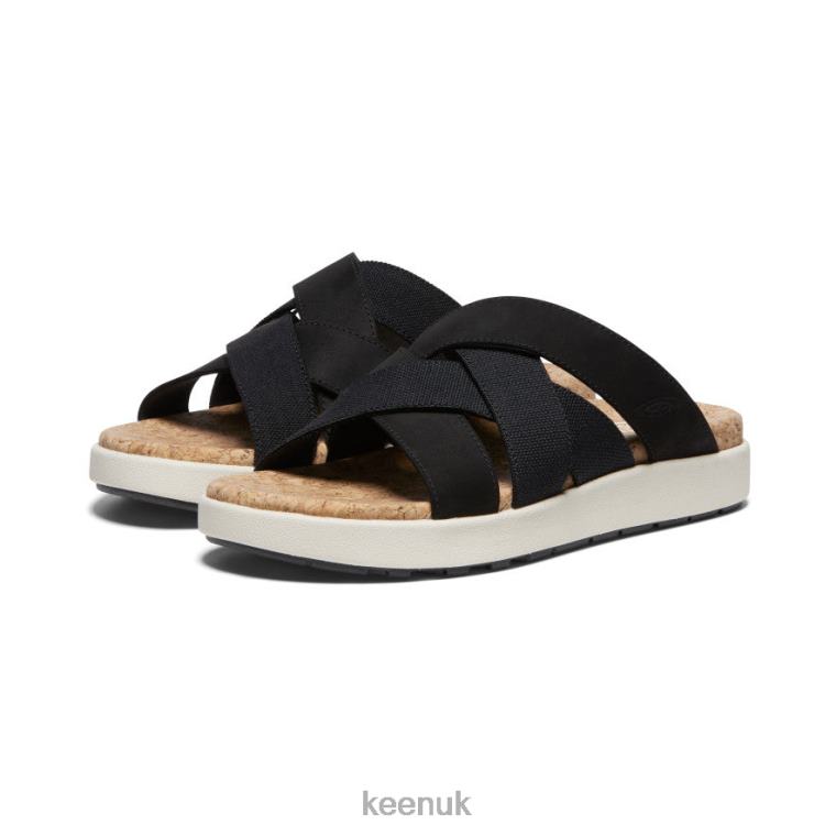 Footwear KEEN Elle Mixed Slide Black/Birch Women Z2D88430