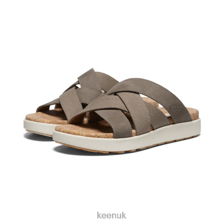 Footwear KEEN Elle Mixed Slide Brindle/Birch Women Z2D88428
