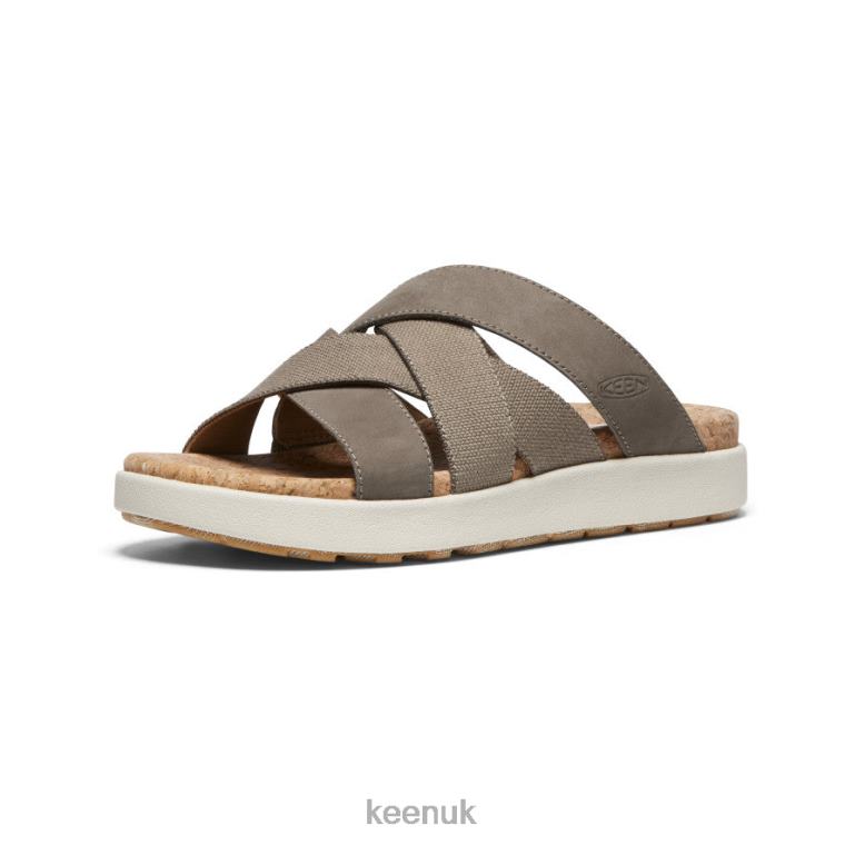 Footwear KEEN Elle Mixed Slide Brindle/Birch Women Z2D88428