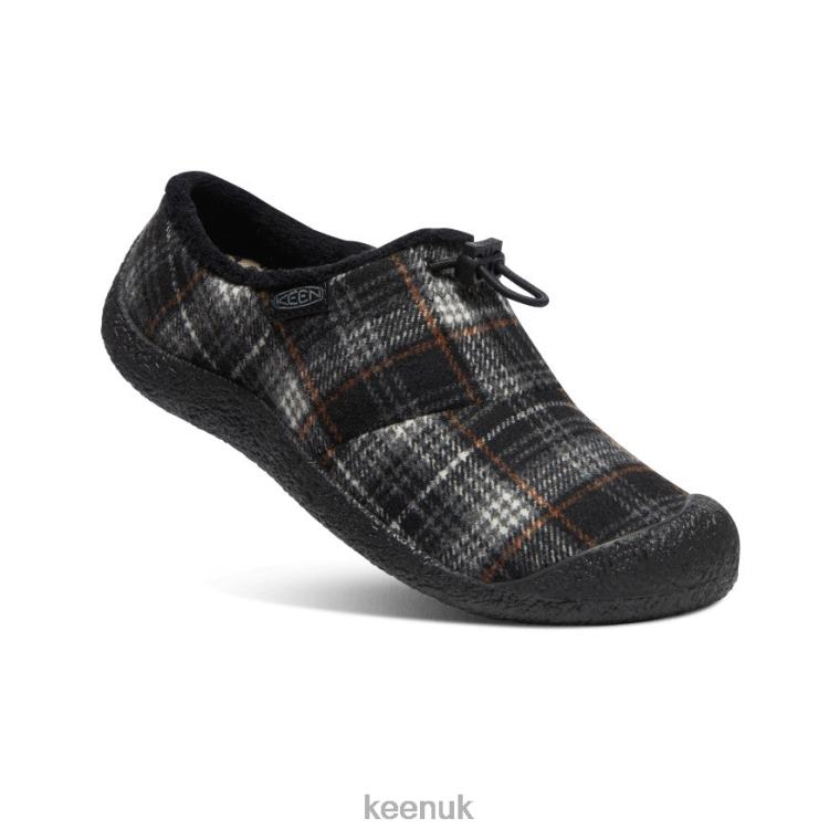 Footwear KEEN Howser III Slide Black Plaid/Steel Grey Women Z2D88485